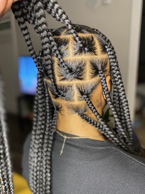 Girl with braids